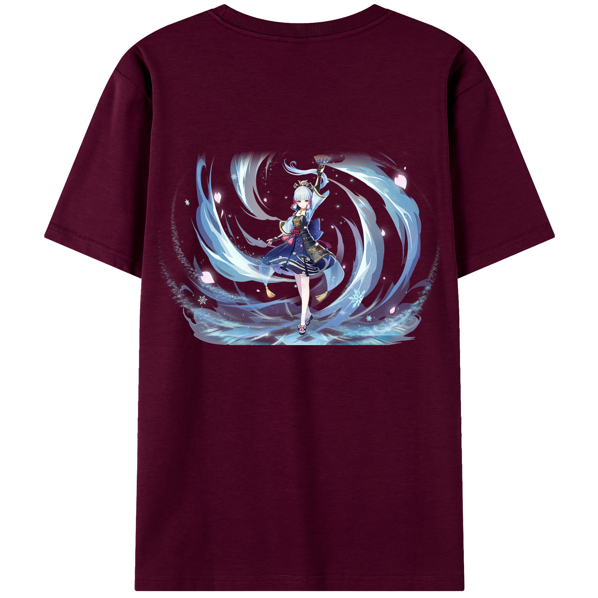 げんし神 神里綾華 神宮寺レン genshin Kamimiya Ren レディース半袖Tシャツ(バックプリント)